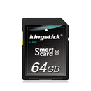 Kingstick SD Card 32GB 64GB 128GB Memory Card Class 10 SD Flash Memory Card SD Smart Card for Camera