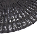 Butterfly Sakura Pattern Fan Wedding Gift Black R6C2