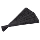 Butterfly Sakura Pattern Fan Wedding Gift Black R6C2