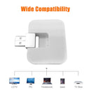 Wireless Micro USB 2.0 4-Port Distributor Multi Hub Splitter Power For Comp O4P7