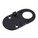 1-3/8-inch x 1-3/8-inch Door Drawer Handle Flush Ring Pull Zinc Alloy Black S8Z5