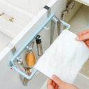 Automatic Folding Cupboard Rack with Hooks Kitchen Back Door Towel Drying H U6V6