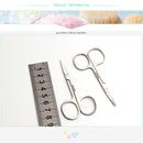Stainless Steel Manicure Scissors Cutter Eyebrow Scissor Eyebrow Trimmer Eyebrow Eyelashes Nose Hair Scissor Nail Makeup