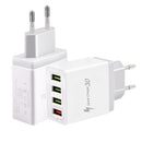 Bakeey 3A QC3.0 Multi port Fast Charging USB Charger Adapter For iPhone 8Plus XS 11 Pro Huawei P30 Pro Mate 30 5G S10+ Note 10 5G