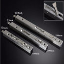 Slide Lock 304 Stainless Steel Flush Latch Bolt for Home Gate Door Security Guard