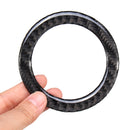 Carbon Fiber Car Inner Steering Wheel Cover Trim Sticker for Jeep Grand Cherokee 2014-2018