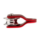 Aluminum Alloy 20 KN Universal Use Small Mobile Pulley For Climbing Rope 12mH1F5