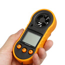 Digital LCD Handheld Anemometer Air Wind Speed Meter Tester Temperature Gauge 0 to 30m/s