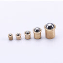 5mm Ball Dia Brass Electroplating Door Cabinet Ball Catch Latch Closures 20 P7K2
