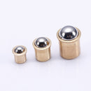 5mm Ball Dia Brass Electroplating Door Cabinet Ball Catch Latch Closures 20 P7K2