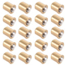 5mm Ball Dia Brass Electroplating Door Cabinet Ball Catch Latch Closures 20 P7K2