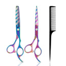 Y.F.M Professional Hairdressing Thinning Plat Cutting Hair Scissors Shears Set Comb