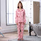 Long sleeve pajamas Ladies Strawberry Print Pajamas Loose Casual Large size C5D9