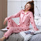 Long sleeve pajamas Ladies Strawberry Print Pajamas Loose Casual Large size C5D9
