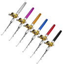 36'' Telescopic Mini Portable Pocket Fish Aluminum Pen Fishing Rod Pole Reel