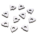 10pcs Carbide Insert Shim Seats Turning Tool Thread Shim Seats For 16ER AG6 / 16IR AG60 SER/SEL Hold