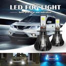Dual Color 6000k White 8000K Blue H3 Car LED Fog Light for car truck suv
