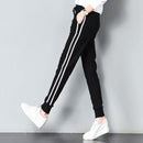Summer Spring Casual Pants Sportswear Trousers Woman Haren Pants Double Str I4U2