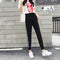 Summer Spring Casual Pants Sportswear Trousers Woman Haren Pants Double Str I4U2