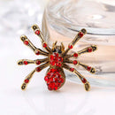1PC Red New Women Jewelry Brooch Pin Alloy Spider Modeling Corsage Brooch E S8O5
