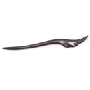 Natural wood kanzashi black base conjoined simple wooden single hair decora