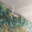 Sea Turtle Waterproof Shower Curtain Octopus Home Bathroom Curtains with 12 Y9F6