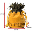 Cute Scrub Leather Pineapple Bag Mini Crossbody Bags for Women Chain Purse  F8S4