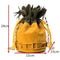 Cute Scrub Leather Pineapple Bag Mini Crossbody Bags for Women Chain Purse  F8S4