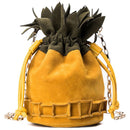 Cute Scrub Leather Pineapple Bag Mini Crossbody Bags for Women Chain Purse  F8S4