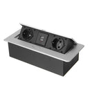 Socket Floor Table Socket 2 EU Plug & 2 USB Socket Charger