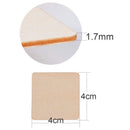 50 diy square decorative wood slices S4L1