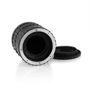 White Color Metal AF Macro Extension Tube Ring For Canon EOS EF EF-S