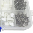 250 pcs/lot kit 2.54mm XH2.54 2p 3p 4 pin Connector plug + straight needle  I3D6
