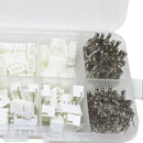 250 pcs/lot kit 2.54mm XH2.54 2p 3p 4 pin Connector plug + straight needle  I3D6