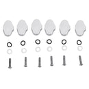 6 Pcs Chrome Metal Guitar Tuning Pegs keys Tuners Machine Heads replacement