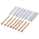 8 Pcs M2.5x32MM Electric Guitar Humbucker Pickups Adjust Height Screw and S D6M7