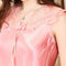 Women Lace Sexy Pajamas Dress Silk Casual Home Sleeveless Plus Size Ladies  V4P2