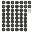 50pcs 32mm Cutting Discs Cut Off Wheel with 4pcs 1/8 Inch Shank Mandrels for Rotary Tools
