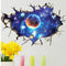3D Sticker Outer Space Wall Stickers Home Decor Mural Art Removable Decor Sticker