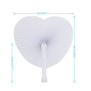 48 pcs Fan White Paper Deco Decoration Wedding Party Gift for the Guests An U6A9