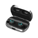 S11 TWS Mini Invisible bluetooth V5.0 Earphone 9D Stereo Waterproof Gaming Earbuds With 3500mAh Power Bank