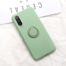Bakeey Metal Ring Holder Shockproof Soft Silicone Protective Case For Xiaomi Mi 9 / Xiaomi Mi9 Mi 9 Transparent Edition