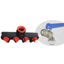 Hot Garden Tools Water Pipe Fittings 4-way Water Separators Irrigation Supp