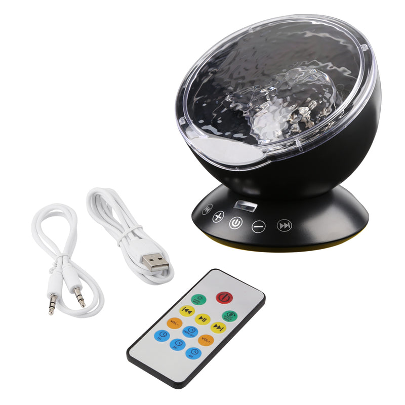 Ocean Wave Starry Sky Aurora LED Night Light Projector Luminaria Novelty Lamp USB Atmostphere Light
