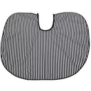 Hair Cutting/Barbers Cape - Adjustable Black and White Stripe Hairdressing  W4F5