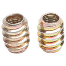 125pcs M4/M5/M6/M8/M10 Furniture Hex Drive Head Nut Threaded For Wood Inser