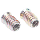 125pcs M4/M5/M6/M8/M10 Furniture Hex Drive Head Nut Threaded For Wood Inser