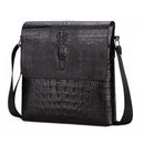 New Men's Alligator Pattern Flap Shoulder Bags For Men Messenger Bag Busine