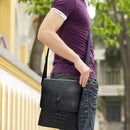 New Men's Alligator Pattern Flap Shoulder Bags For Men Messenger Bag Busine
