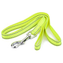 Reflective Lining Pet Dog Lead Leash with Clip (2.5cm, Yellow) E1K9
